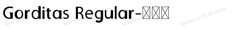 Gorditas Regular字体转换